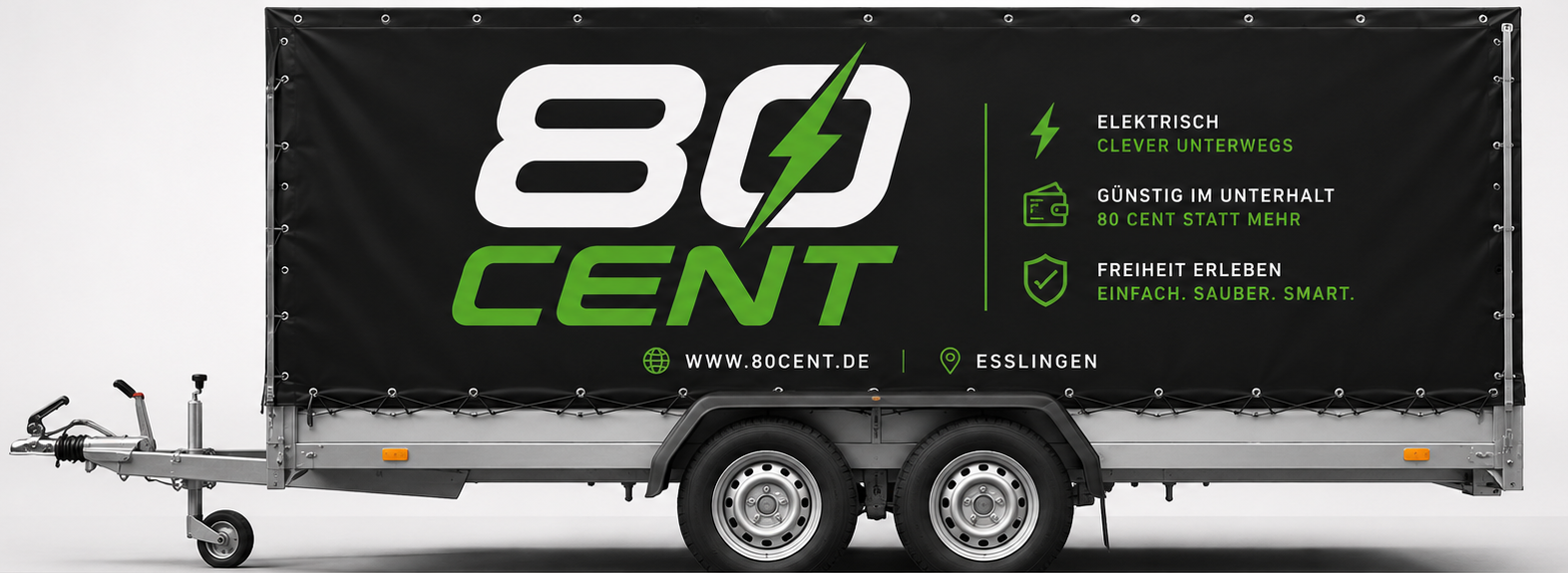 80 Cent Anhänger für die kostenlose Rollerauslieferung